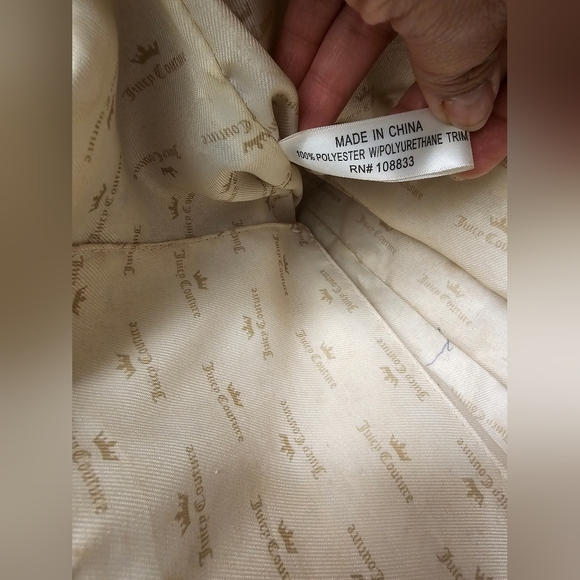 Juicy Couture Handbag Sachel Quilted Black EUC - Picture 8 of 16